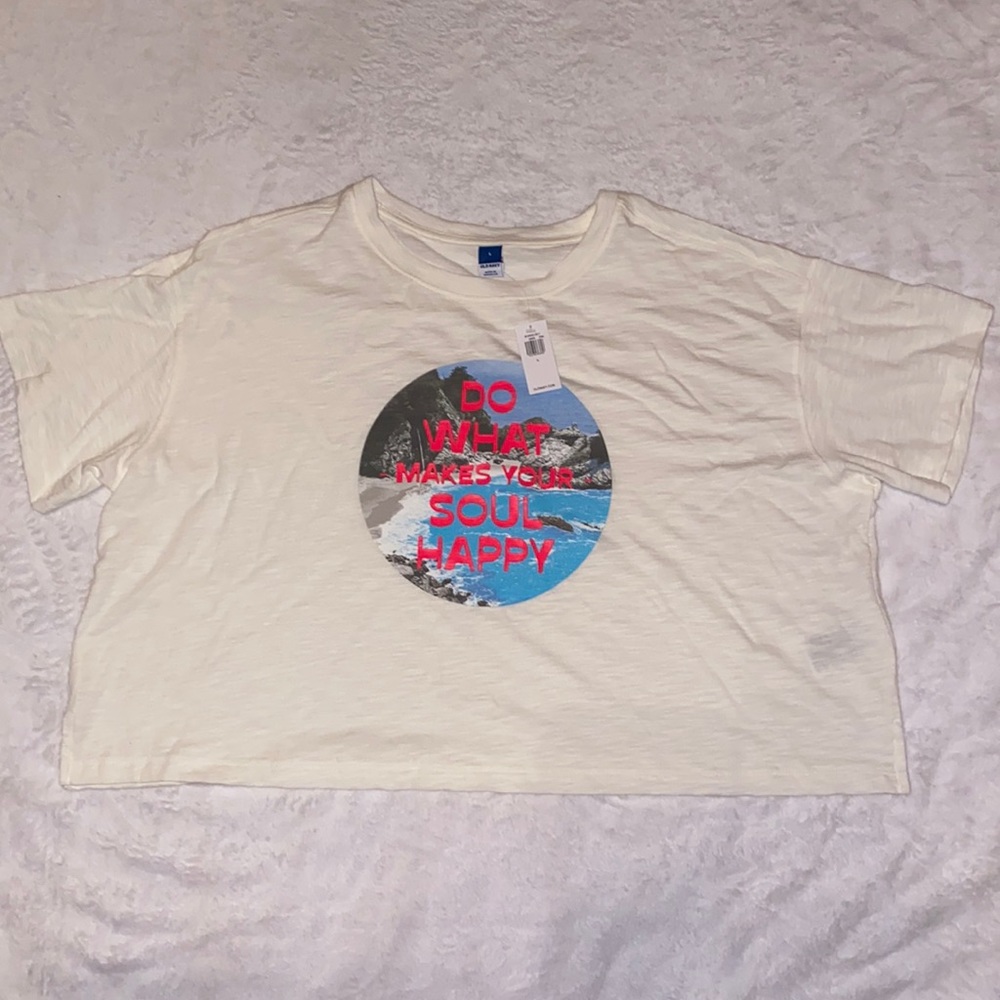 Old Navy “Do What Makes Your Soul Happy” Shirt